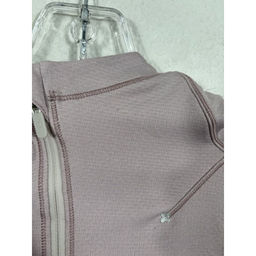 Lululemon Unleash Stength Crop Hoodie Womens Size L Light Purple Long Sleeve - Picture 3 of 9